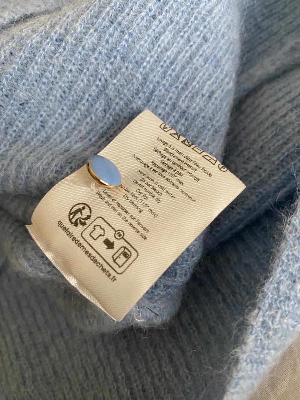 Sezane Barry 'Cloud Blue' NWT - Picture 8 of 13